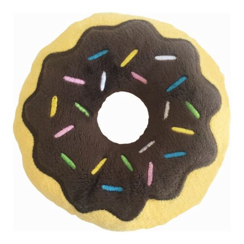 Soft toy for dogs Gloria 3 x 5 x 14 cm Chocolate Donut Brown Soft toy for dogs Gloria 3 x 5 x 14 cm Chocolate Donut Brown