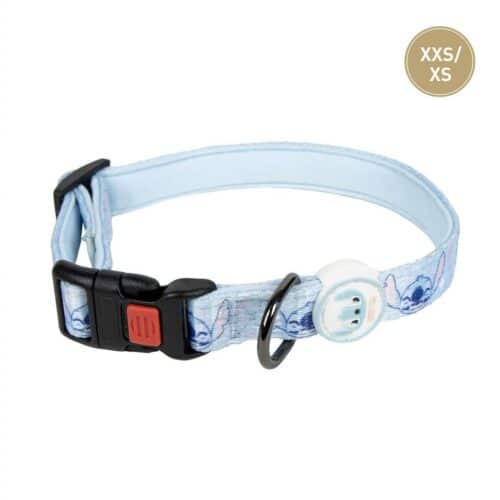 Dog collar Stitch Light Blue XXS/XS Dog collar Stitch Light Blue XXS/XS