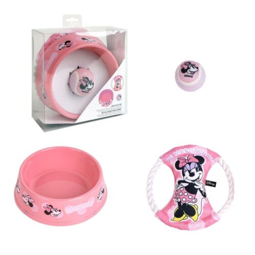 Gift Set Minnie Mouse Pink Multi-composition Dog