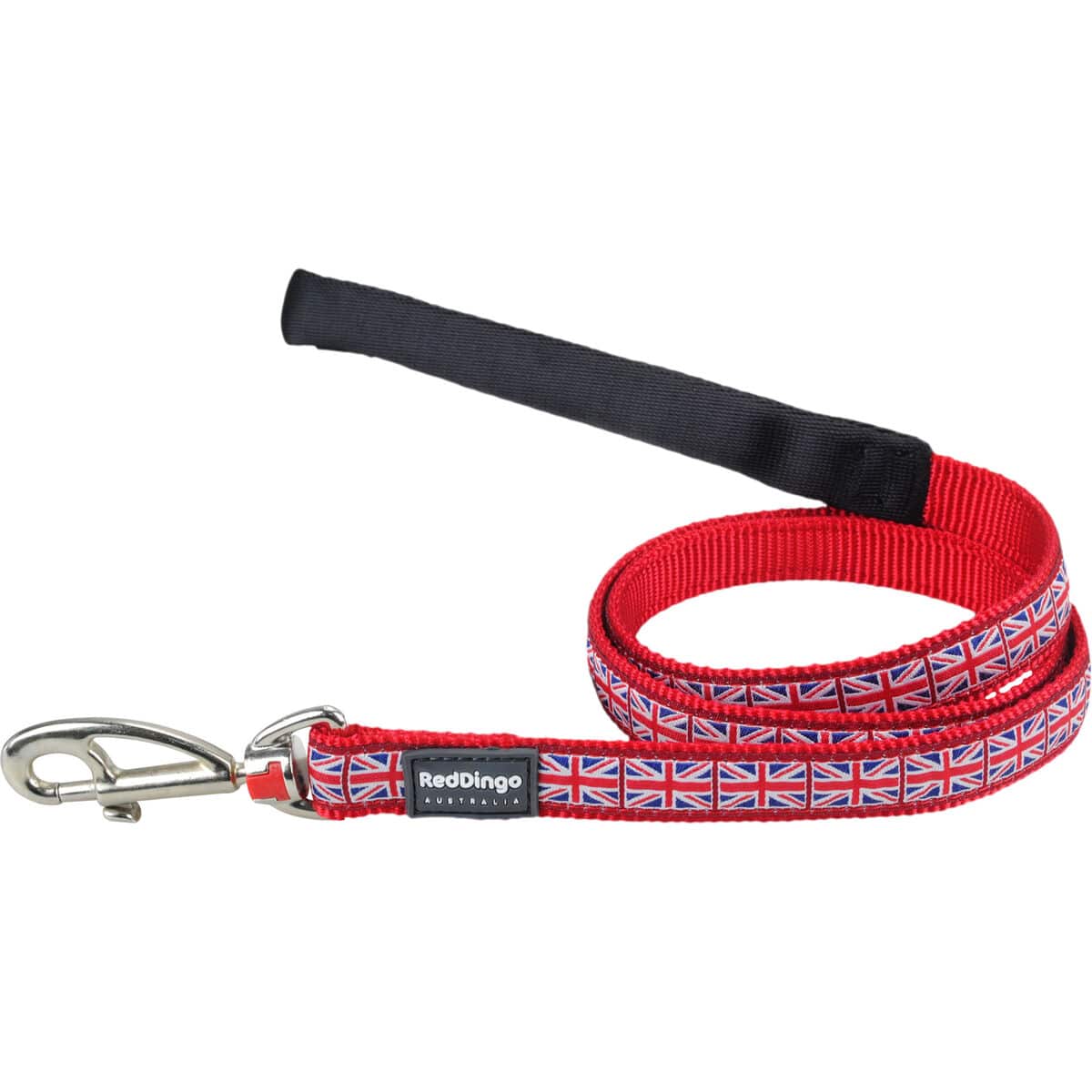 Dog Lead Red Dingo Union Jack 1