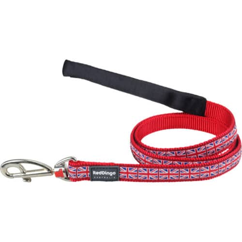 Dog Lead Red Dingo STYLE UNION JACK FLAG 2 x 120 cm Dog Lead Red Dingo STYLE UNION JACK FLAG 2 x 120 cm