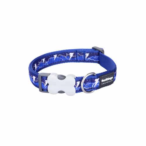 Dog collar Red Dingo Lightning 20-32 cm Navy Blue Dog collar Red Dingo Lightning 20-32 cm Navy Blue
