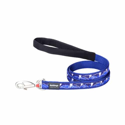 Dog Lead Red Dingo STYLE LIGHTNING Navy Blue 15mm x 120 cm Dog Lead Red Dingo STYLE LIGHTNING Navy Blue 15mm x 120 cm