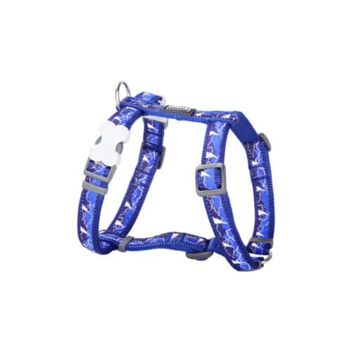 Dog Harness Red Dingo STYLE LIGHTNING 36-54 cm Navy Blue 30-48 cm Dog Harness Red Dingo STYLE LIGHTNING 36-54 cm Navy Blue 30-48 cm