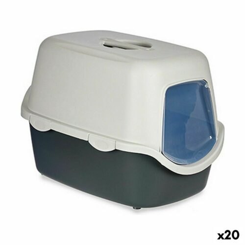 Cat Litter Box Stefanplast Anthracite Light grey Plastic 56