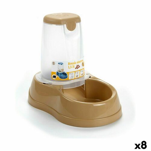 Dog Feeder Stefanplast Beige Plastic 1
